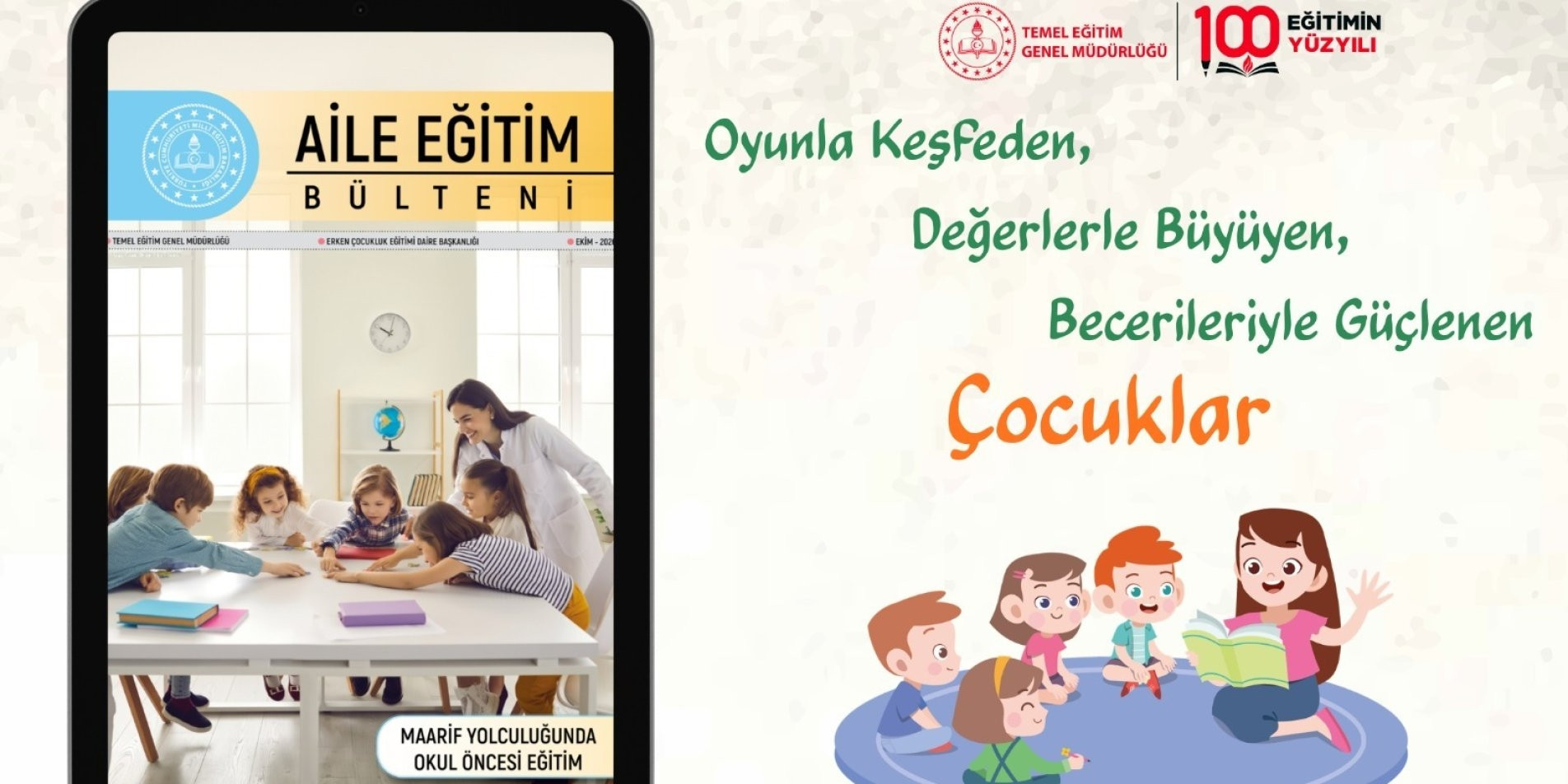 Milli Eğitim Bakanlığı okul öncesi eğitim bülteninin ekim sayısını erişime açtı