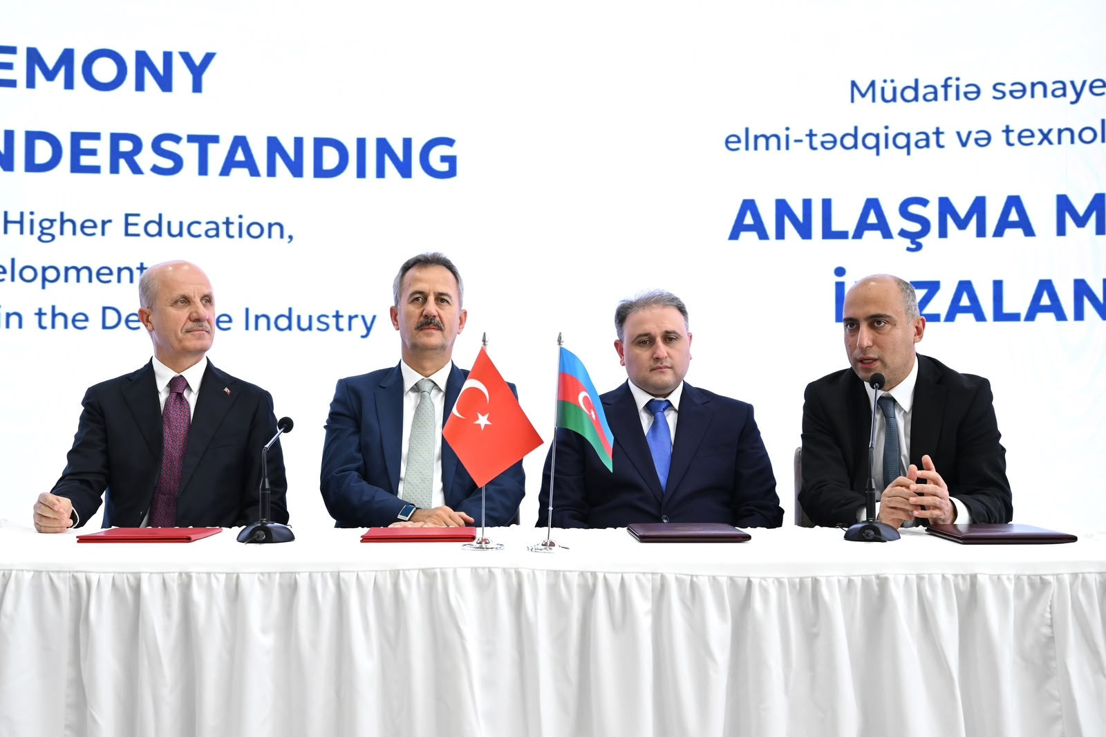 Türkiye ile azerbaycan savunma sanayisine yönelik yükseköğretim iş birliği protokolü imzaladı