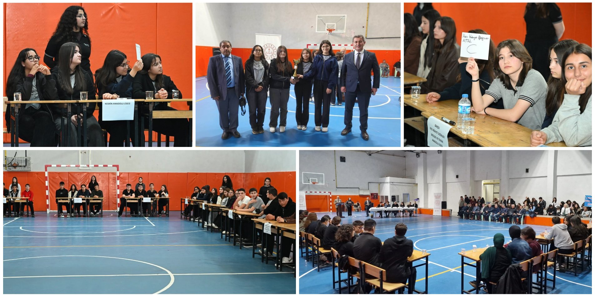 Kırıkkale'de lise öğrencileri tabiat ve çevre bilinci için kıyasıya yarıştı