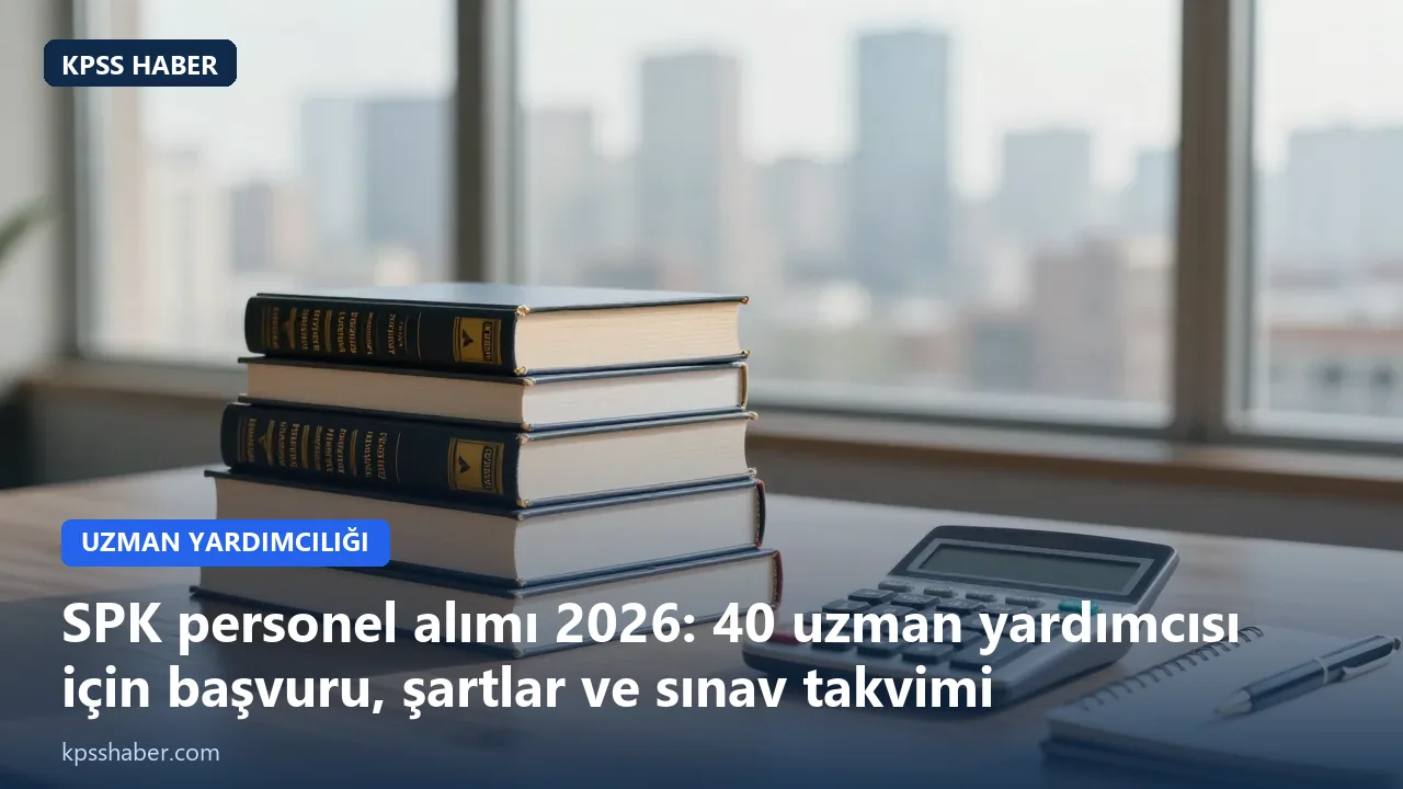 Sermaye piyasası kurulu kırk uzman Yardımcısı Alımı için sınav takvimini açıkladı