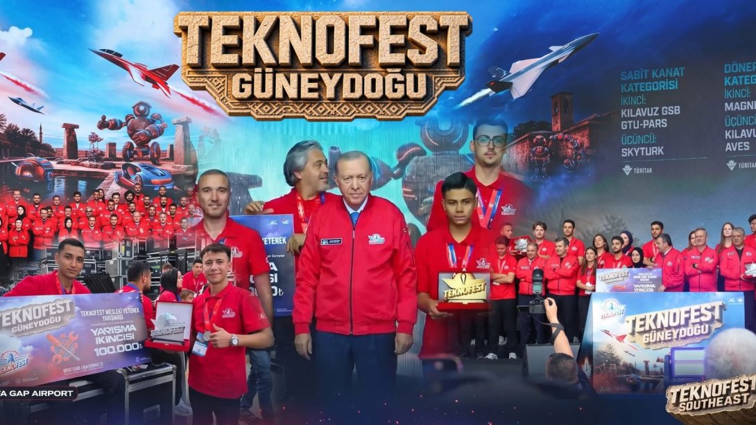 TEKNOFEST güneydoğu'da mesleki eğitim rüzgârı