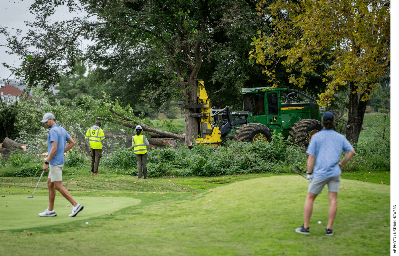 East Potomac Golf Sahası Gençlik Sporlarının Yağmalanmasından Nasibini Alıyor